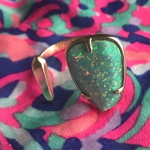 Kendra Scott Aussie ring in Aqua